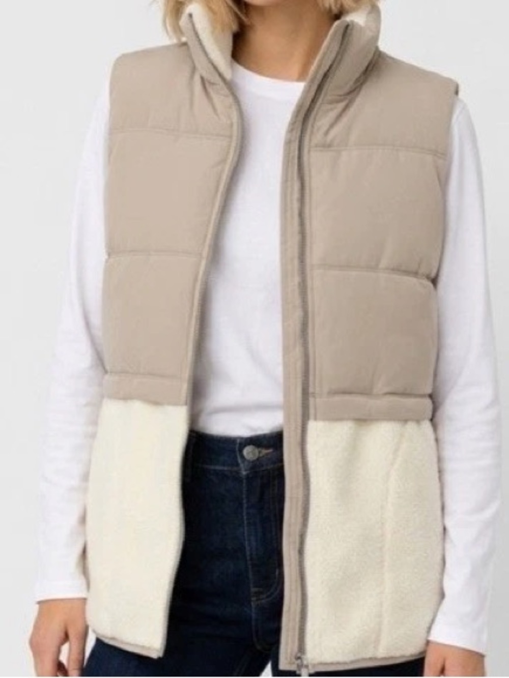 SPANX® Two-In-One Velour Fleece Vest